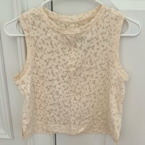 Cream All in Motion Workout Tank